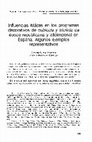 Research paper thumbnail of Influencias itálicas en los programas decorativos de "cubicula y triclina" de época republicana y altoimperial en España. Algunos ejemplos representativos