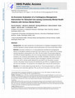 Research paper thumbnail of An economic evaluation of a contingency-management intervention for stimulant use among community mental health patients with serious mental illness