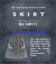 Research paper thumbnail of SKIRT. 3D MODEL. DESIGN PATENT RU 140111. VIDEO