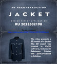 Research paper thumbnail of JACKET. 3D MODEL. DESIGN PATENT APPLICATION RU 2023502198. VIDEO