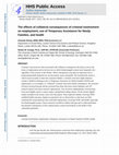 Research paper thumbnail of The Effects of Collateral Consequences of Criminal Involvement on Employment, Use of Temporary Assistance for Needy Families, and Health