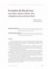 Research paper thumbnail of Os menires do Alto da Cruz: novos dados e algumas reflexões sobre o Megalitismo da área de Brotas (Mora)