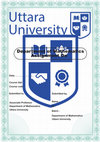 Research paper thumbnail of Uttara University Assignment Cover Page (Associate Professor )