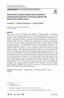 Research paper thumbnail of Professional or student identity and commitment? Comparing the experiences of nursing students with literature on student success