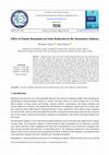 Research paper thumbnail of Effect of Sound Absorption on Noise Reduction in the Automotive Industry