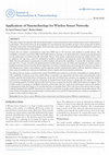 Research paper thumbnail of Applications of Nanotechnology for Wireless Sensor Networks