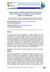 Research paper thumbnail of Design Thinking como percurso metodológico para construção de produto educacional