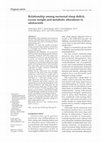 Research paper thumbnail of Relación entre el déficit de sueño nocturno, el exceso de peso y las alteraciones metabólicas en adolescentes