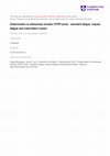 Research paper thumbnail of Delamination in adhesively bonded CFRP joints: Standard fatigue, impact-fatigue and intermittent impact