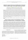 Research paper thumbnail of Análisis del Lenguaje Natural para la Identificación de Alteraciones Mentales en Redes Sociales: Una Revisión Sistemática de Estudios