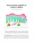 Research paper thumbnail of Socio-economic snapshot on Türkiye's children