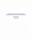 Research paper thumbnail of Legal Review & Analysis of ICC Proceedings on Application of the Rome Statute in the Occupied Territories of Palestine (OTP). (2000-2024)