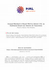 Research paper thumbnail of Armand Hatchuel et Benoit Weil La théorie C-K, un fondement formel aux théories de l'innovation