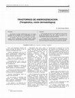 Research paper thumbnail of TRASTORNOS DE ANDROGENIZACION (Terapéutica, visión dermatológica)