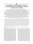 Research paper thumbnail of New insights into the management of acne: An update from the Global Alliance to Improve Outcomes in Acne Group