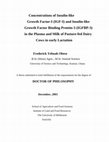 Research paper thumbnail of Concentrations of insulin-like growth factor-I (IGF-I) and insulin-like growth factor binding protein-3 (IGFBP-3) in the plasma and milk of pasture-fed dairy cows in early lactation