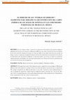 Research paper thumbnail of El Derecho De Los “Pueblos Sin Derecho”: Elementos Para Debatir Una Reconstrucción Del Campo Jurídico De Los Jueces De Tenencia en Las Comunidades Purépechas De Michoacán, México