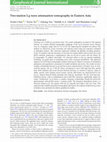 Research paper thumbnail of Two-station Lg wave attenuation tomography in Eastern Asia