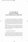 Research paper thumbnail of Les Funérailles de Georges d’Amboise (Lyon et Rouen, 25 mai–20 juin 1510)