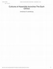 Research paper thumbnail of Cultures of Assembly - The Esch Clinics From urban commons to civic assemblies and collective political action.