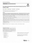 Research paper thumbnail of Fire activity and burned forest lands decreased during the last three decades in Spain