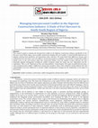 Research paper thumbnail of Managing Interpersonal Conflict in the Nigerian Construction Industry: A Study of Port Harcourt in South-South Region of Nigeria