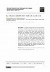 Research paper thumbnail of Las relaciones infantiles inter-edad en la escuela rural