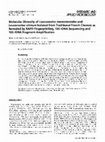 Research paper thumbnail of Molecular Diversity of Leuconostoc mesenteroides and Leuconostoc citreumIsolated from Traditional French Cheeses as Revealed by RAPD Fingerprinting, 16S rDNA Sequencing and 16S rDNA Fragment Amplification