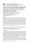 Research paper thumbnail of The Effectiveness of Early Childhood Nutrition Health Education on Reducing the Incidence of Stunting