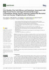 Research paper thumbnail of Low Healthy Diet Self-Efficacy and Intentions Associated with High Sweet Snacks and Sugar Sweetened Beverages Consumption among African American Adolescents Recruited from Low-Income Neighborhoods in Baltimore