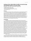 Research paper thumbnail of Landscape of Fear: Indirect effects of conflict can account for largescale population declines in non-state societies