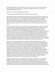 Research paper thumbnail of Eric Helleiner's Contesting the The Contested World Economy: The Deep and Global Roots of International Political Economy