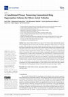 Research paper thumbnail of A Conditional Privacy Preserving Generalized Ring Signcryption Scheme for Micro Aerial Vehicles