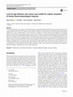 Research paper thumbnail of Local air gap thickness and contact area models for realistic simulation of human thermo-physiological response