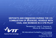 Research paper thumbnail of Deposits and emissions during the co-combustion of biodiesel residue with coal and biomass in a CFB pilot