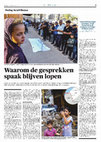 Research paper thumbnail of Waarom de gesprekken spaak blijven lopen (2024)