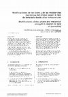 Research paper thumbnail of Modificaciones de las fases y de las resistencias mecánicas del clínker según el tipo de templado desde altas temperaturas