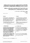 Research paper thumbnail of Influencia de la incorporación conjunta del CaF<sub>2</sub> y del CaSO<sub>4</sub> en el proceso de clinkerización. Obtención de nuevos cementos