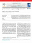 Research paper thumbnail of Extended thymectomy, left pneumonectomy, pericardiectomy and partial pleurectomy for a large thymoma, using only a median sternotomy