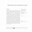 Research paper thumbnail of Estudio filosófico sobre la mirada estética en el diseño