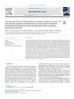 Research paper thumbnail of Two-step separation and determination of inorganic As species in water, soil and sediment samples by implementing two ionic liquids in dispersive liquid–liquid microextraction with electrothermal atomic absorption spectrometry detection