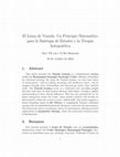 Research paper thumbnail of El Lema de Yoneda: Un Principio Matemático para la Sintergia de Estados y la Terapia Autopoiética