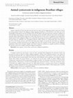 Research paper thumbnail of Animal cysticercosis in indigenous Brazilian villages