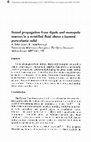 Research paper thumbnail of Sound propagation from dipole and monopole sources in a stratified fluid above a layered poro-elastic solid