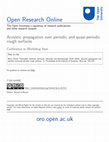 Research paper thumbnail of Acoustic propagation over periodic and quasi-periodic rough surfaces