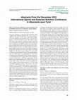 Research paper thumbnail of Abstracts From the December 2012 International Sports and Exercise Nutrition Conference in Newcastle upon Tyne