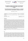 Research paper thumbnail of Investigation of Secondary School Students’ Social-Emotional Learning and Friendship-Making Skills in Terms of Various Variables