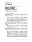 Research paper thumbnail of Clinical and basic research papers – July 2011