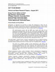 Research paper thumbnail of Clinical and basic research papers – August 2011