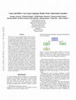 Research paper thumbnail of Cause and Effect: Can Large Language Models Truly Understand Causality?